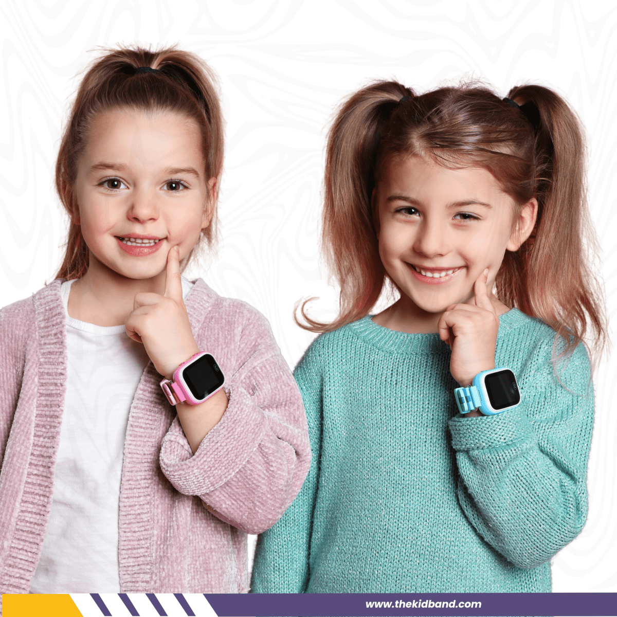 KidBand⢠â Kidsâ 4G GPS Smartwatch with SOS & Video Calling
