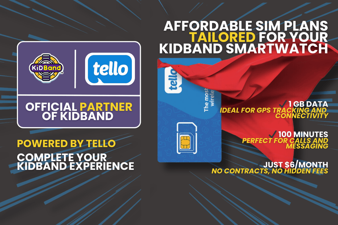 KidBand & Tello: Your SIM Card Solution