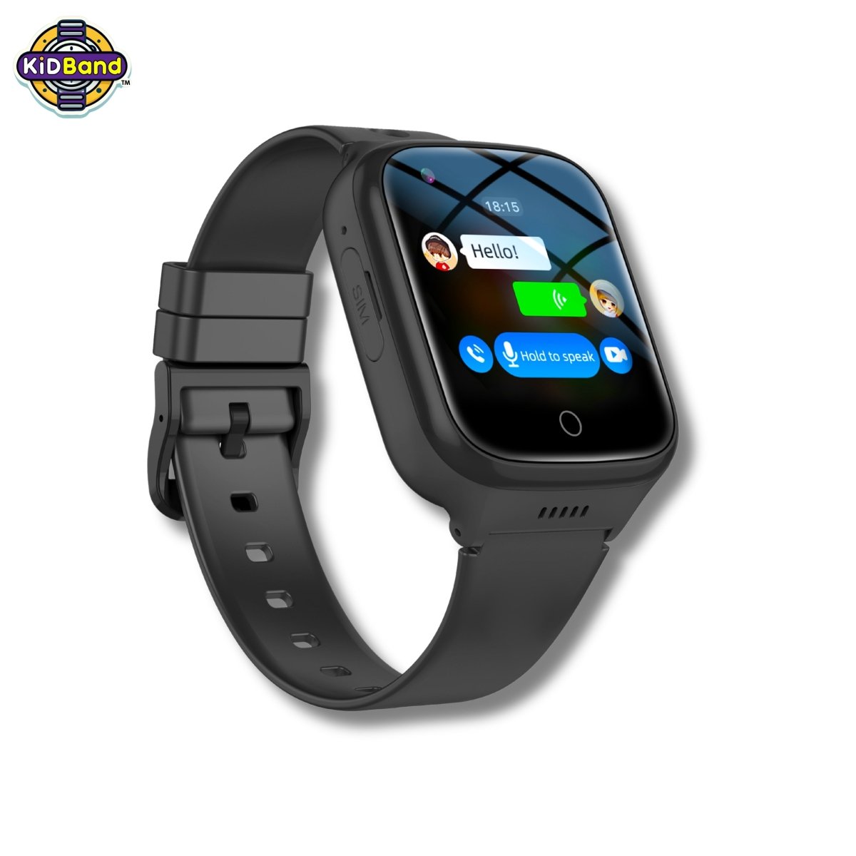 KidBand™ Kids’ Smartwatch Black