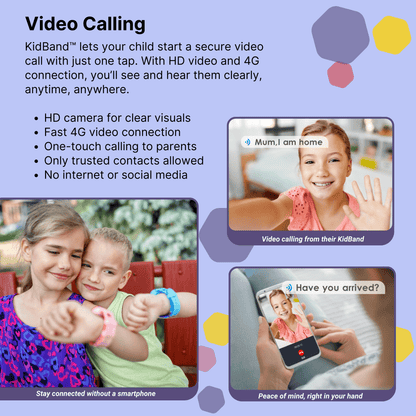 KidBand™ – Kids’ 4G, GPS & SOS Smartwatch